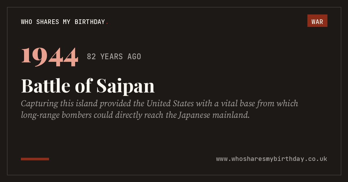 Battle of Saipan