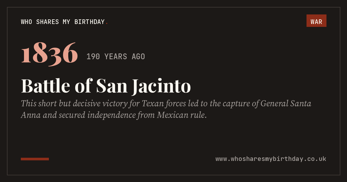 Battle of San Jacinto