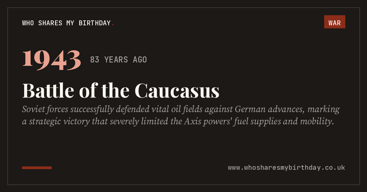 Battle of the Caucasus