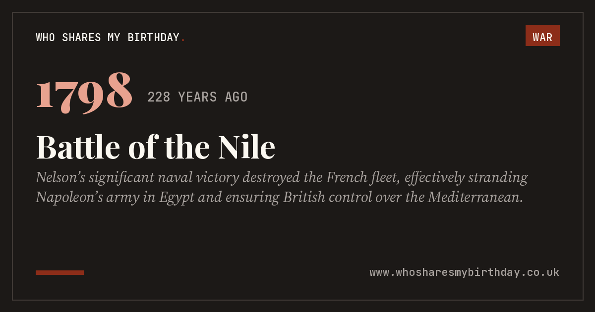 Battle of the Nile