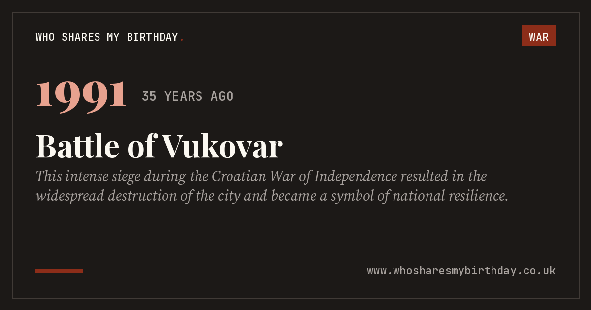Battle of Vukovar