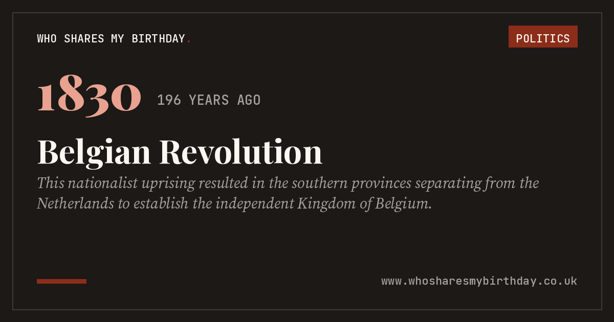 Belgian Revolution
