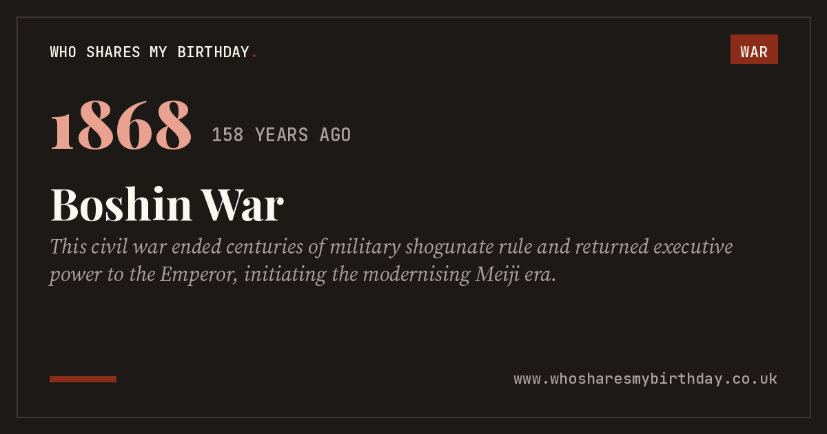 Boshin War