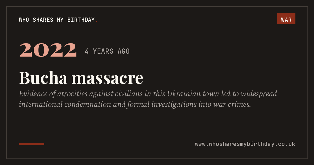Bucha massacre