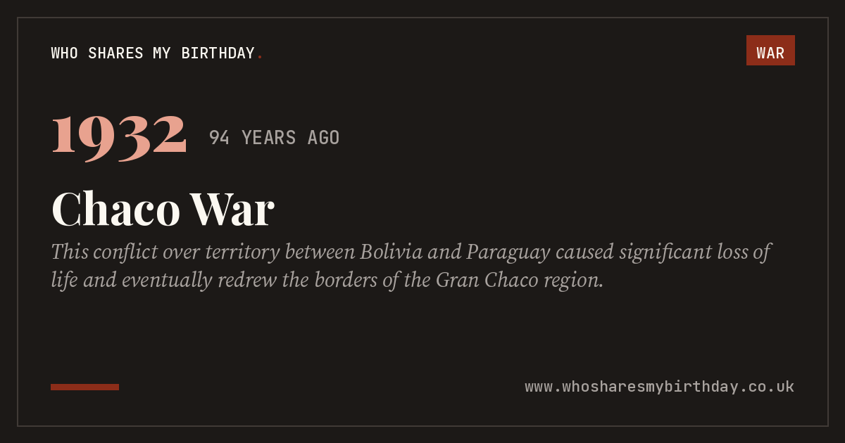 Chaco War