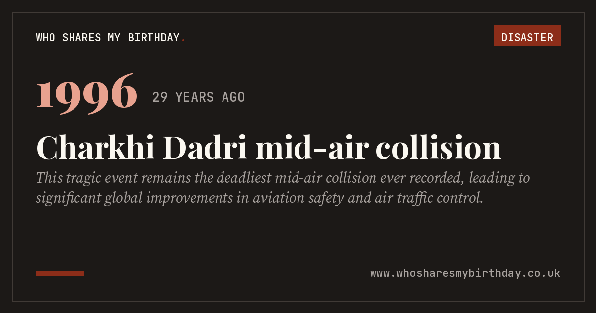 Charkhi Dadri mid-air collision