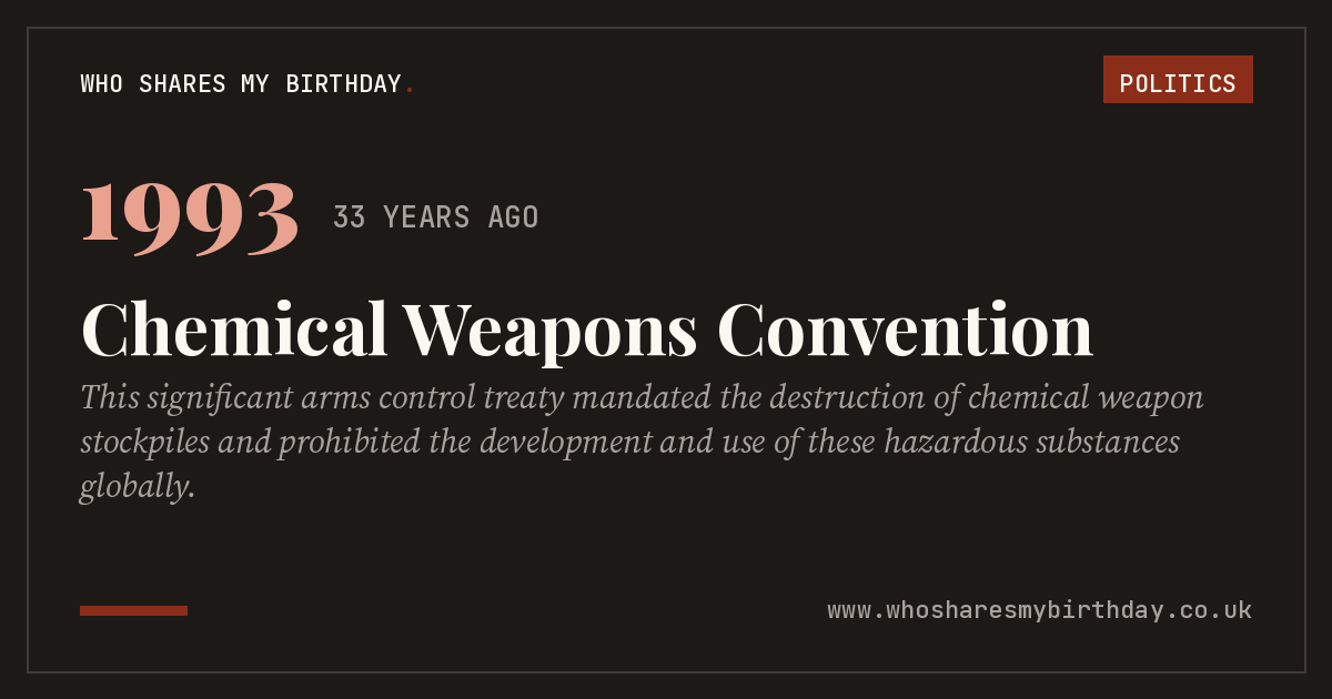 Chemical Weapons Convention