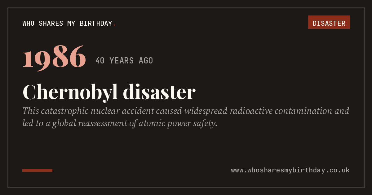 Chernobyl disaster