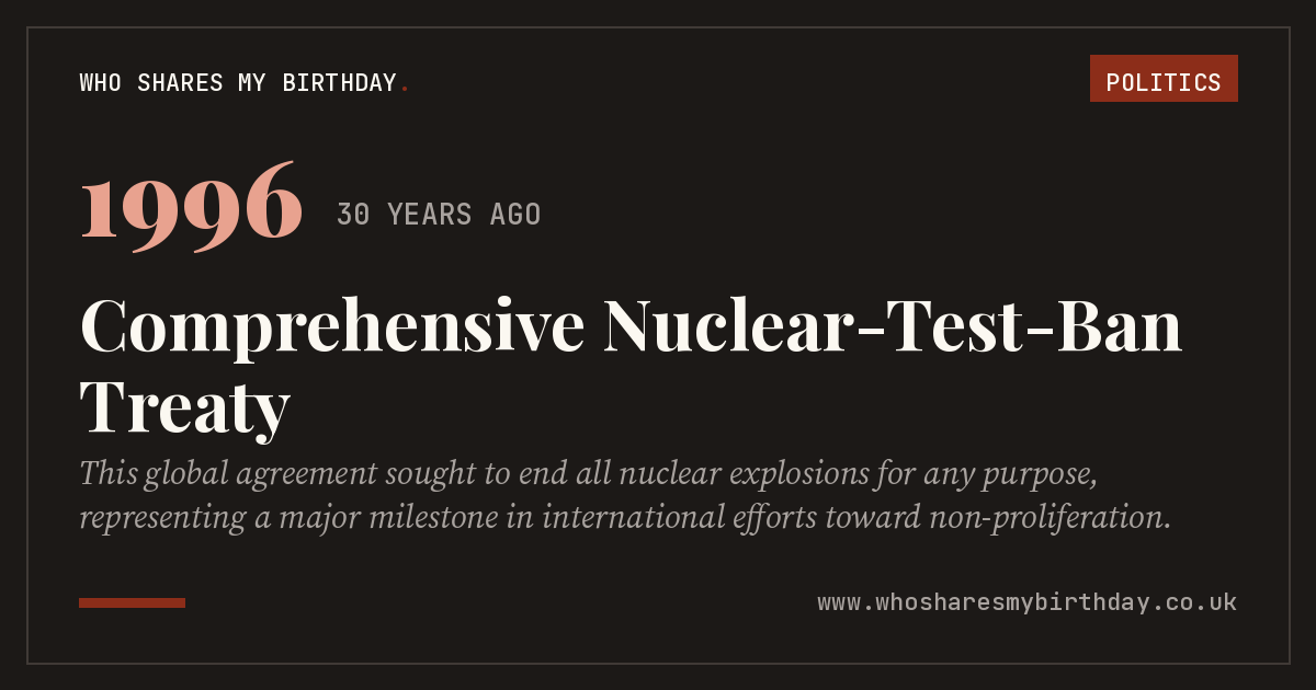 Comprehensive Nuclear-Test-Ban Treaty