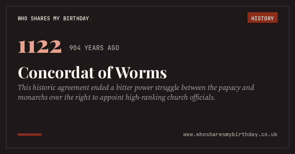 Concordat of Worms