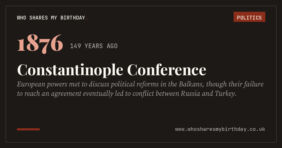 Constantinople Conference