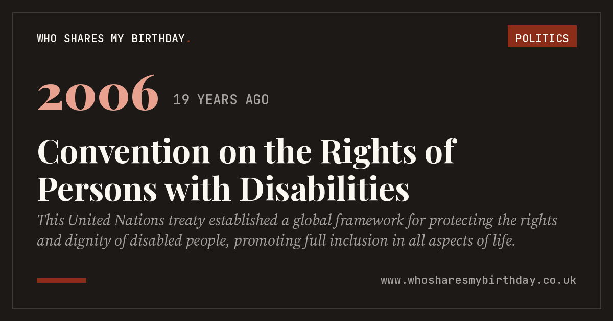 Convention on the Rights of Persons with Disabilities