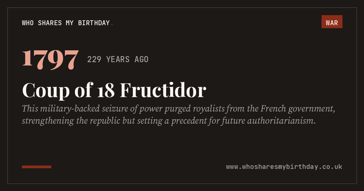 Coup of 18 Fructidor