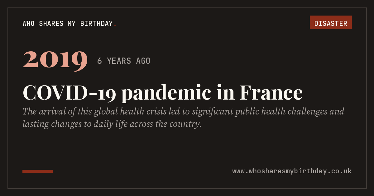 COVID-19 pandemic in France