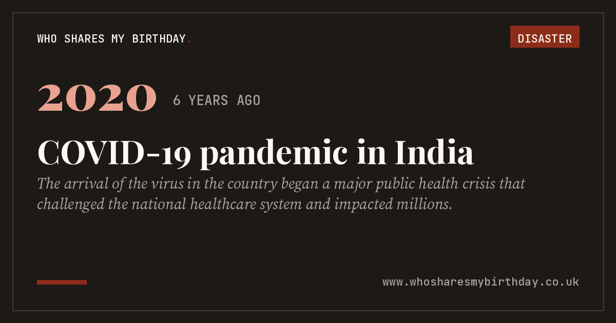 COVID-19 pandemic in India