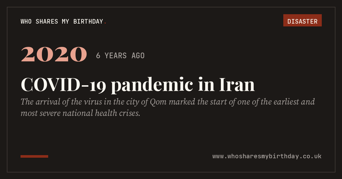 COVID-19 pandemic in Iran