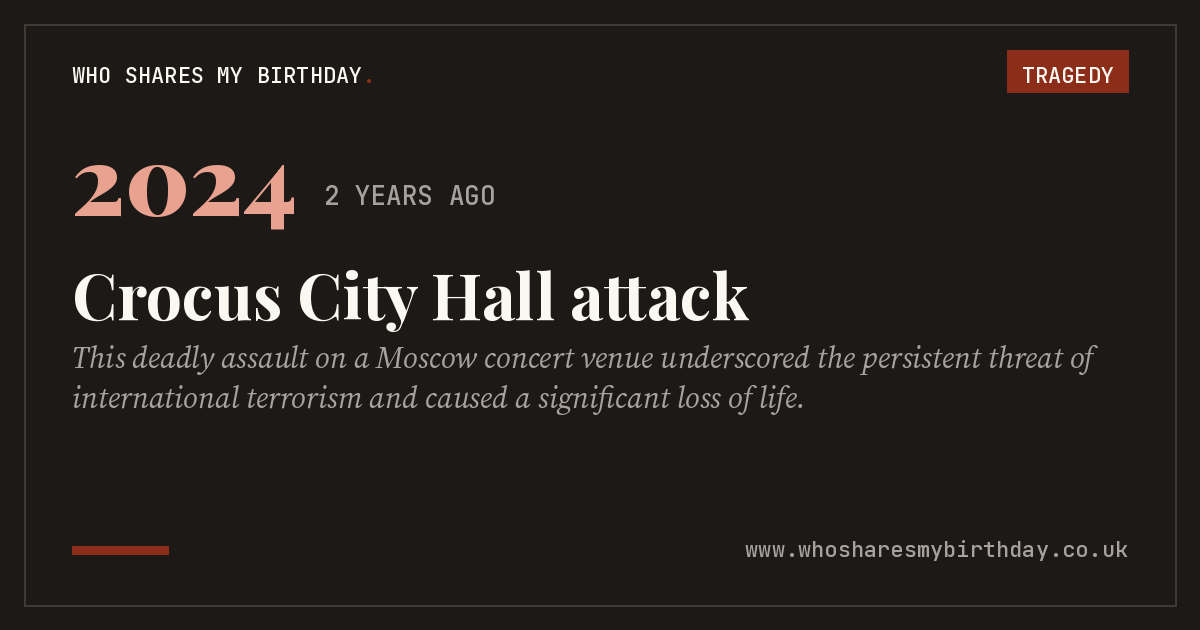 Crocus City Hall attack
