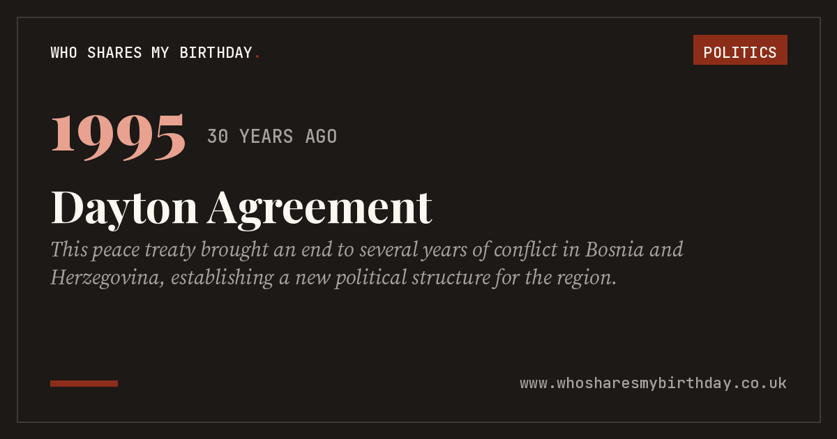 Dayton Agreement