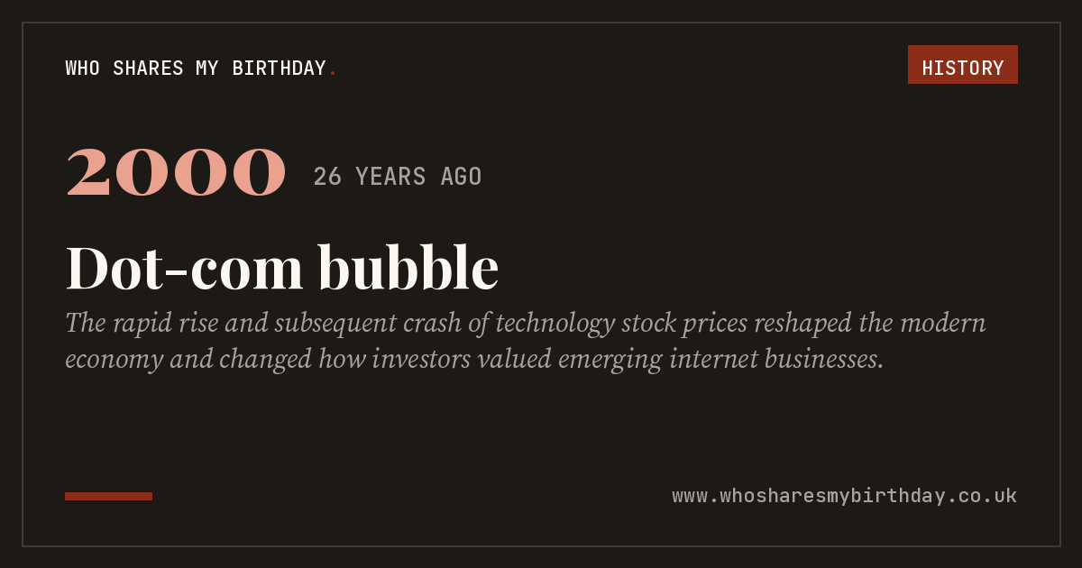 Dot-com bubble