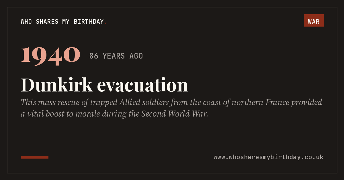 Dunkirk evacuation