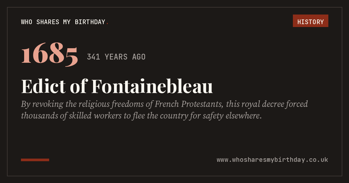 Edict of Fontainebleau
