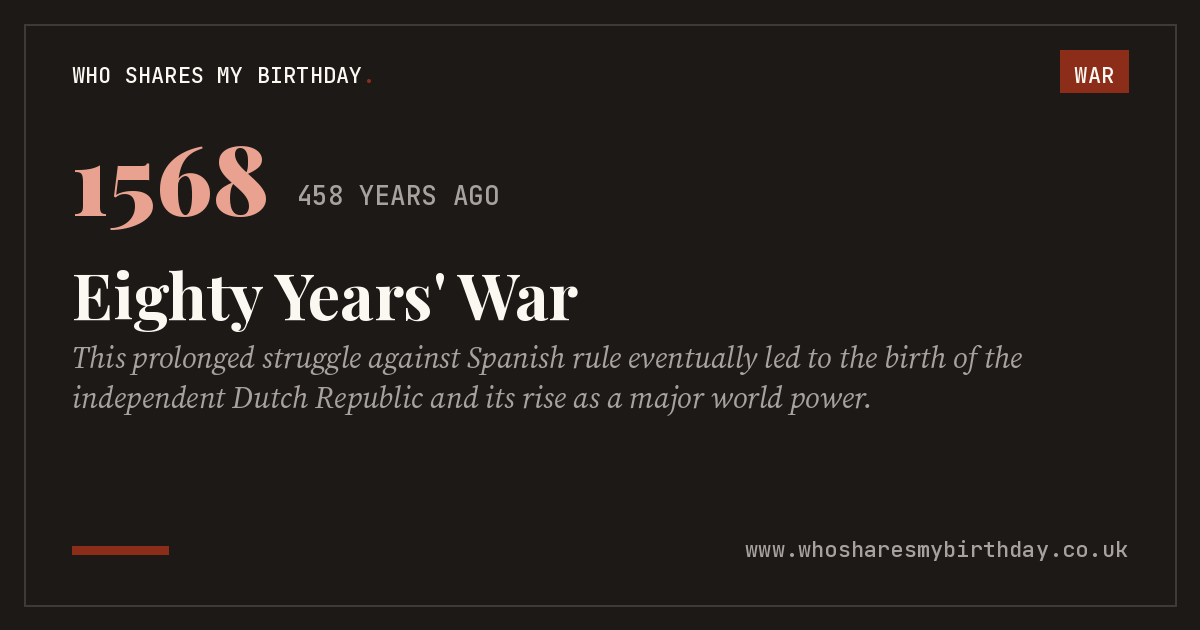 Eighty Years' War