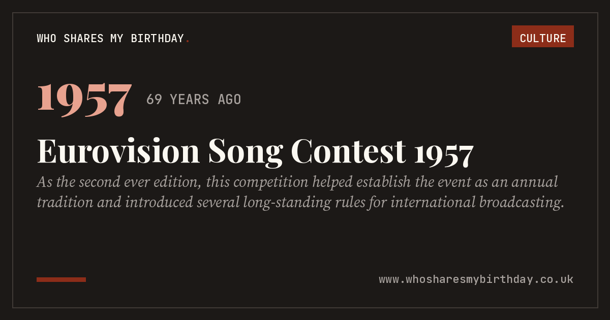 Eurovision Song Contest 1957