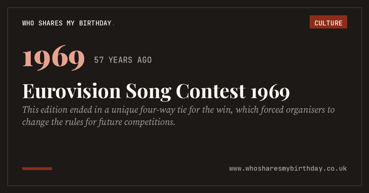 Eurovision Song Contest 1969