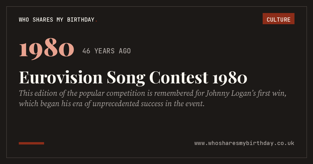 Eurovision Song Contest 1980