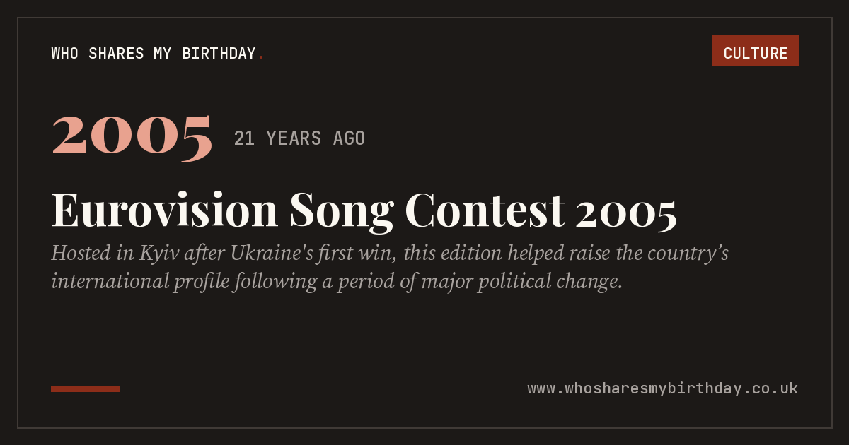 Eurovision Song Contest 2005