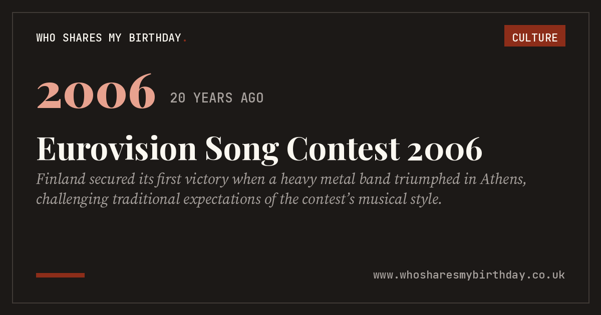 Eurovision Song Contest 2006