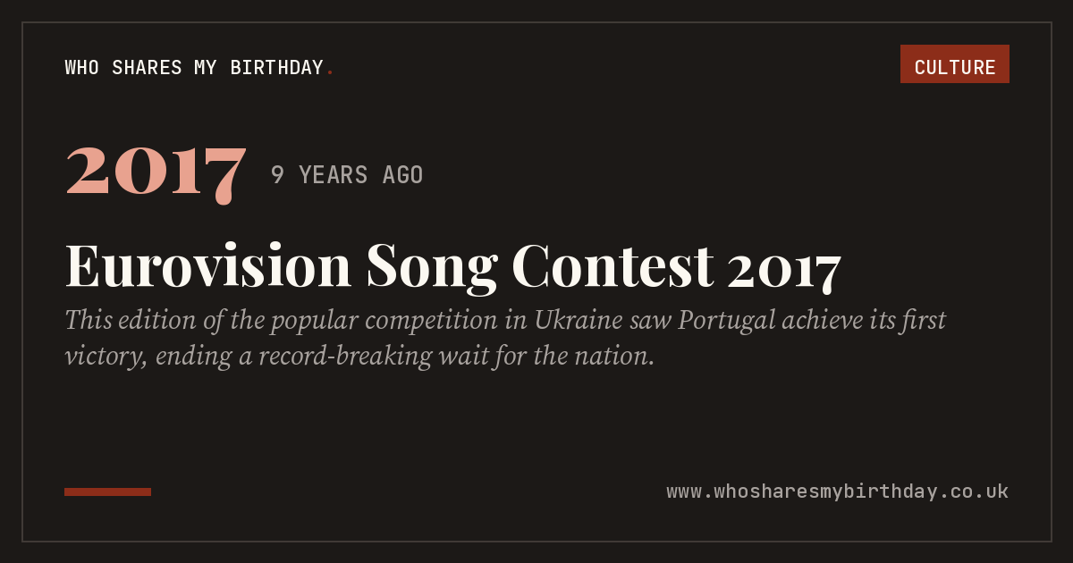 Eurovision Song Contest 2017