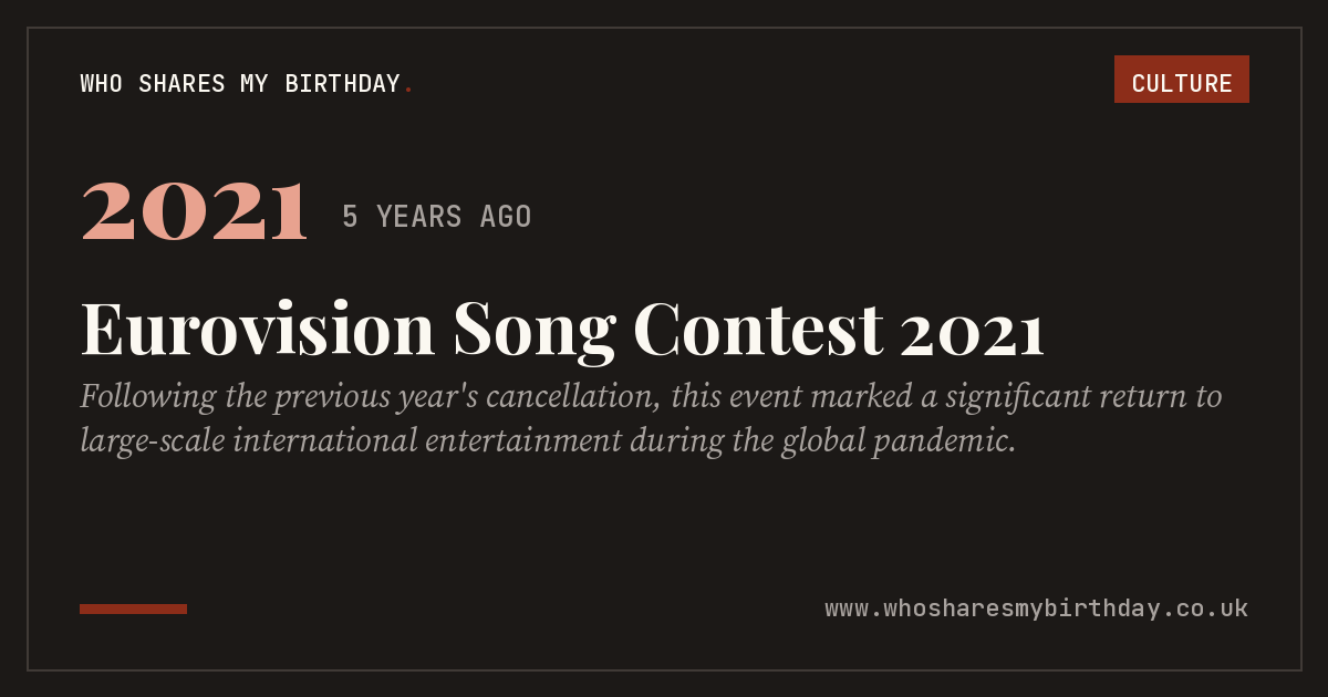Eurovision Song Contest 2021