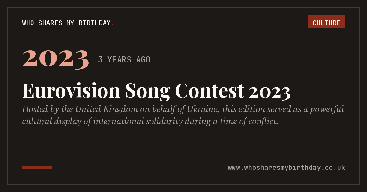 Eurovision Song Contest 2023