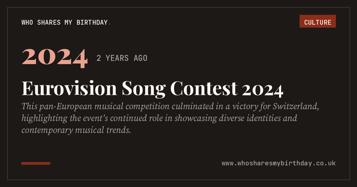 Eurovision Song Contest 2024