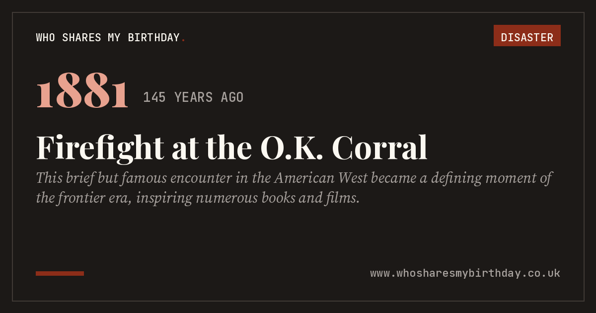 Firefight at the O.K. Corral
