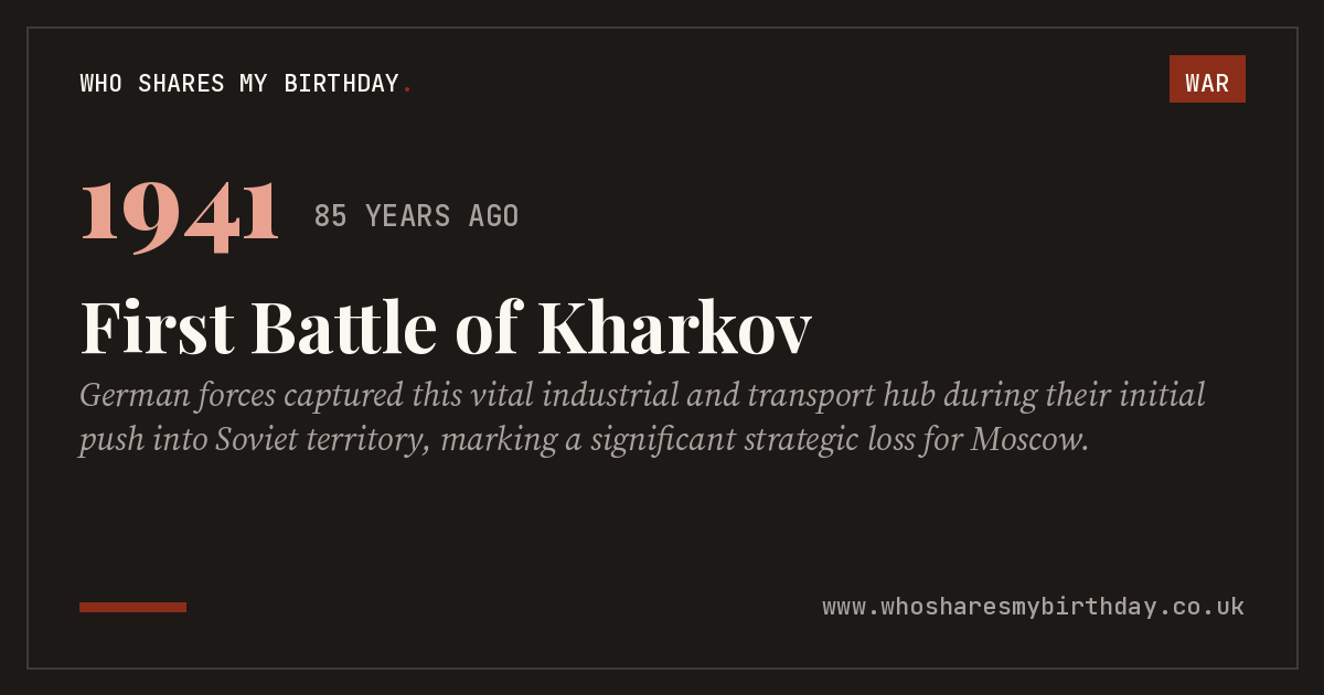 First Battle of Kharkov