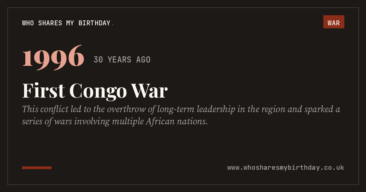 First Congo War