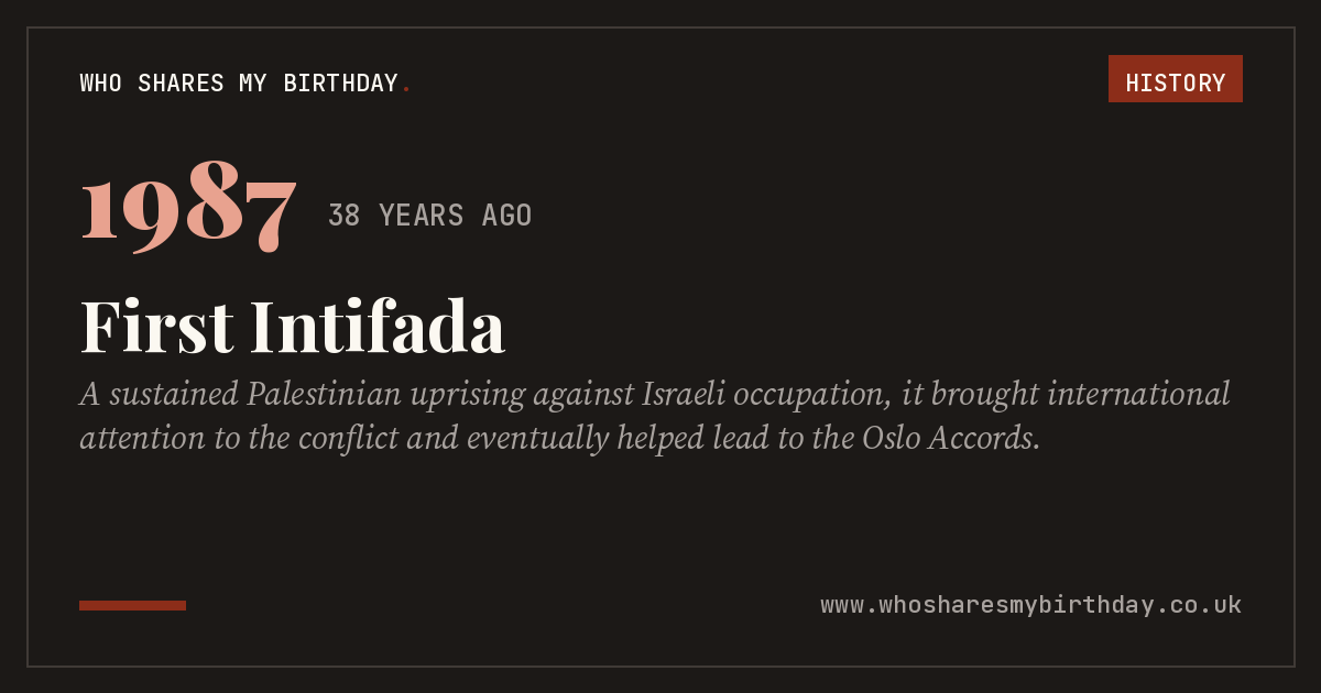 First Intifada