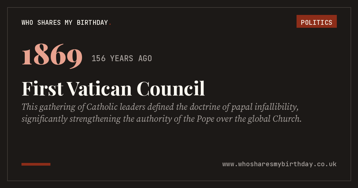 First Vatican Council