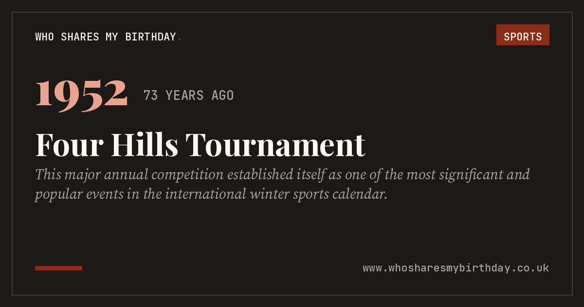 Four Hills Tournament