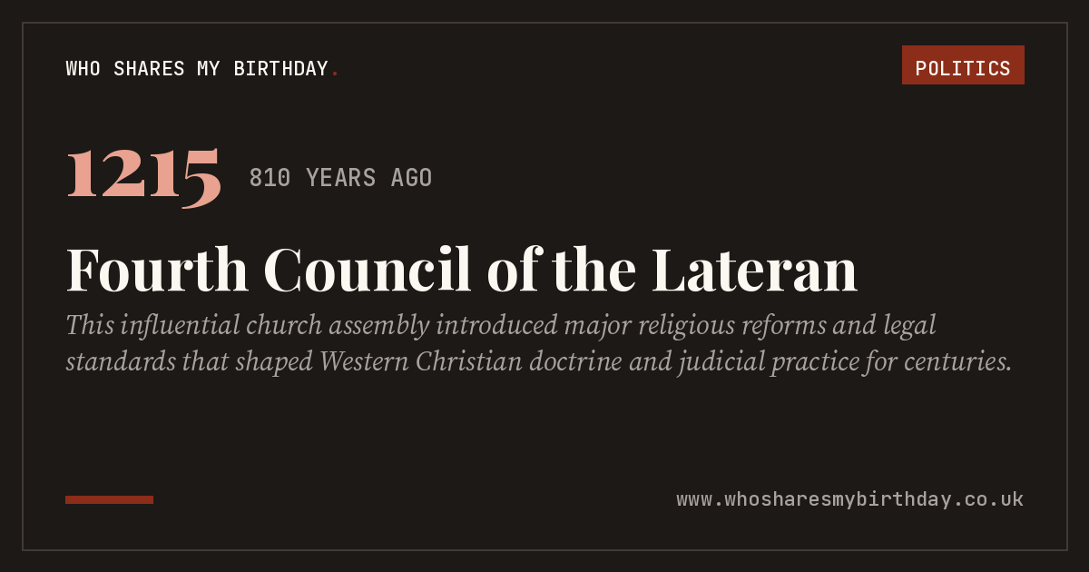 Fourth Council of the Lateran