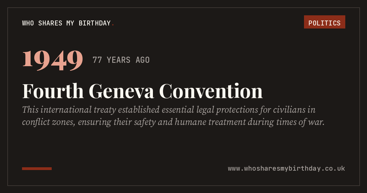 Fourth Geneva Convention