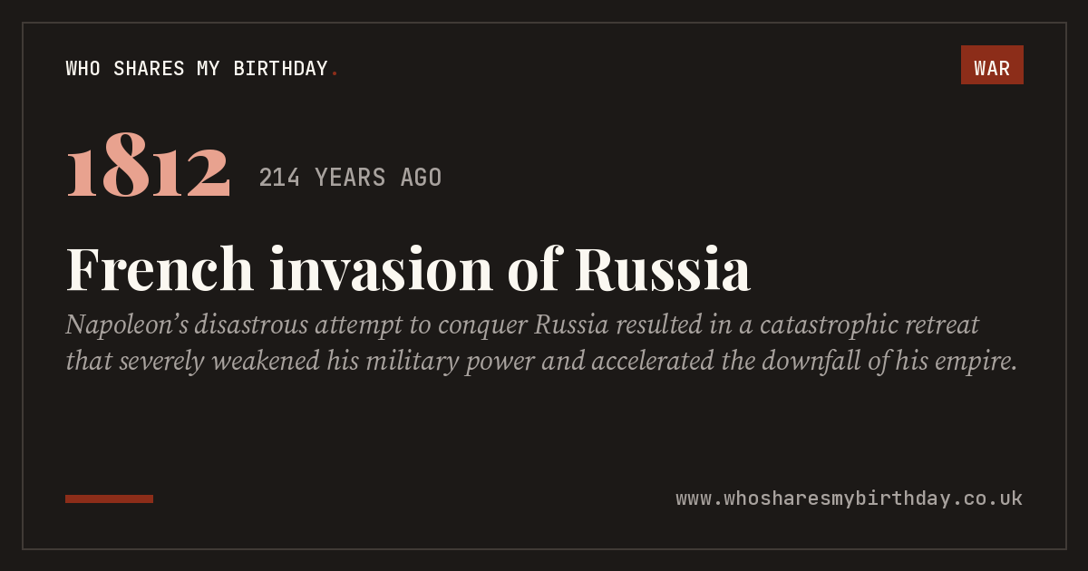 French invasion of Russia