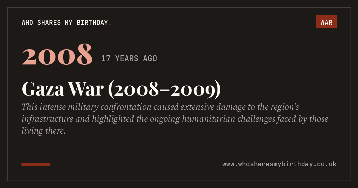 Gaza War (2008–2009)