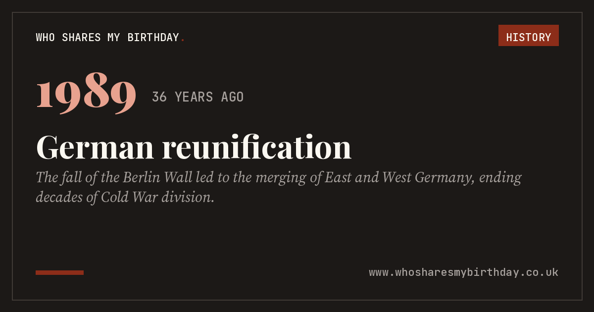 German reunification
