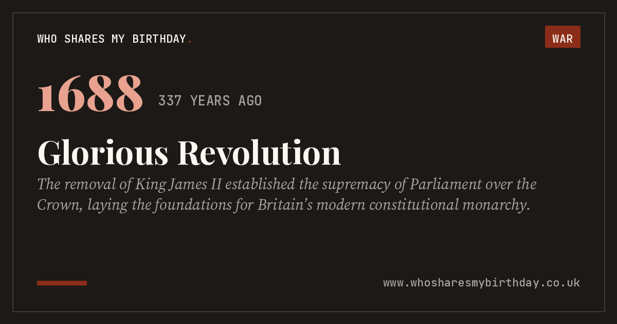 Glorious Revolution