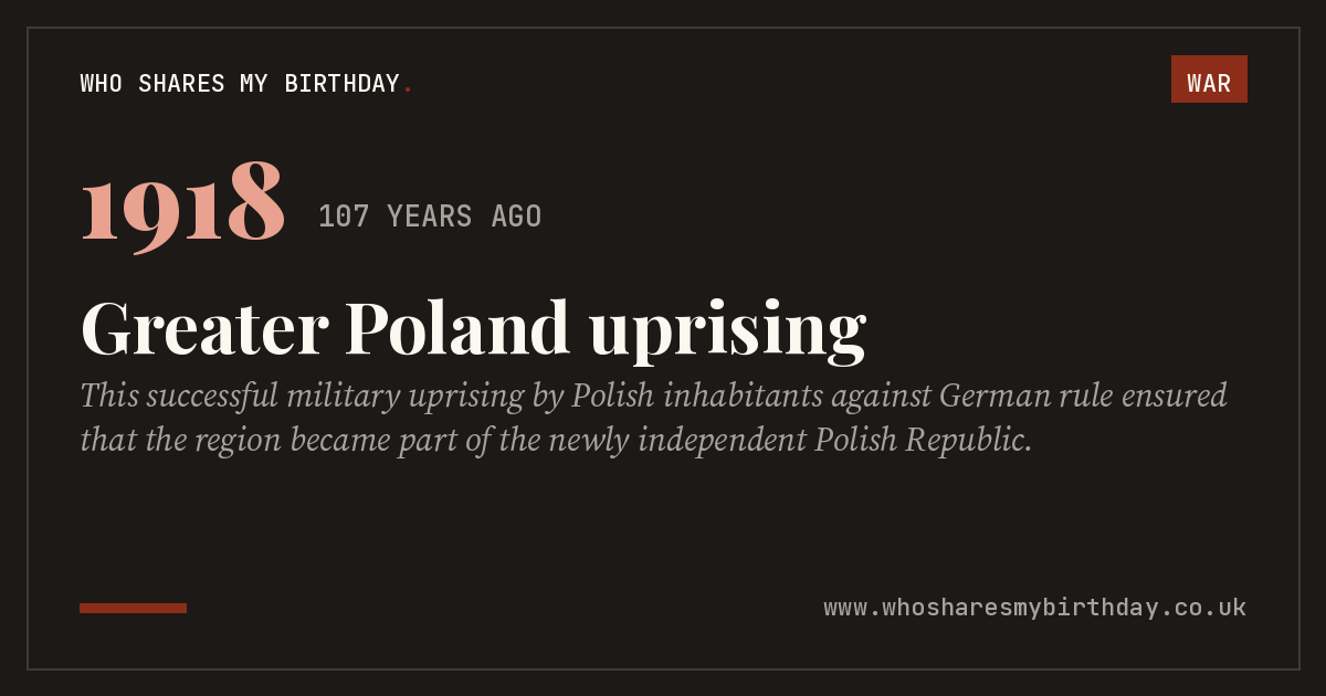 Greater Poland uprising