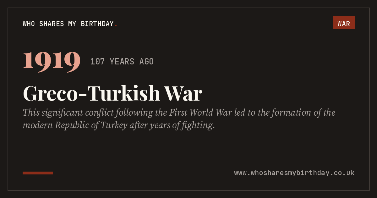 Greco-Turkish War
