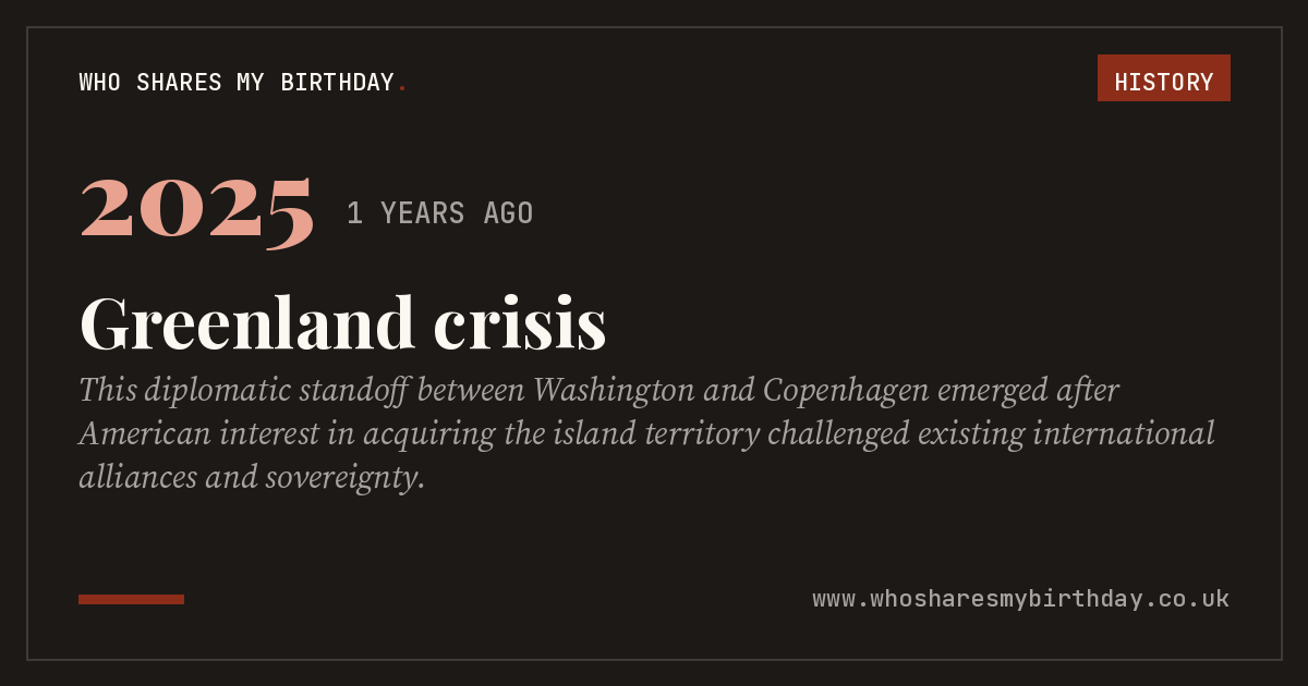 Greenland crisis